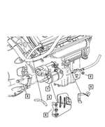 4608997AF - Electrical: Wiring Harness Bracket for Mopar Image image