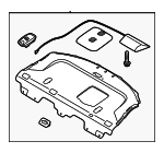 856102T170VA - Body: Pkg Tray Trim for Kia: Optima Image