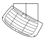 871103J051 - Body: Glass for Hyundai: Veracruz Image