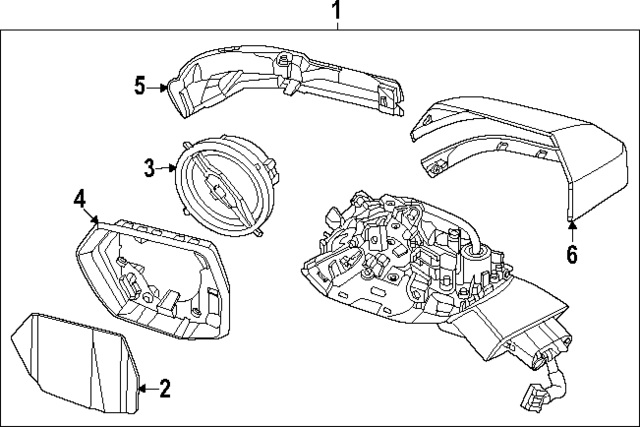87626DO000 - : Mirror Cover for Kia Image