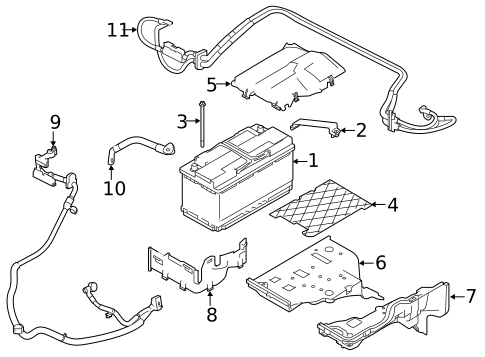 Battery for 2015 Land Rover LR4 #1