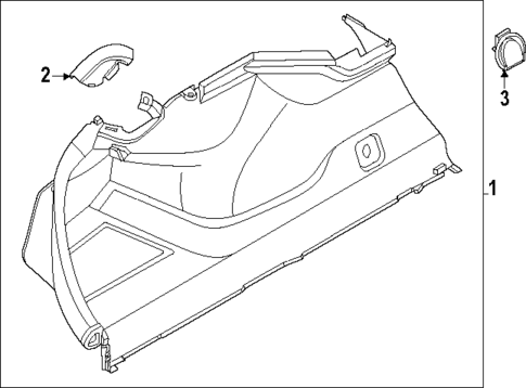 Interior Trim - Rear Body for 2025 BMW 550e xDrive #3
