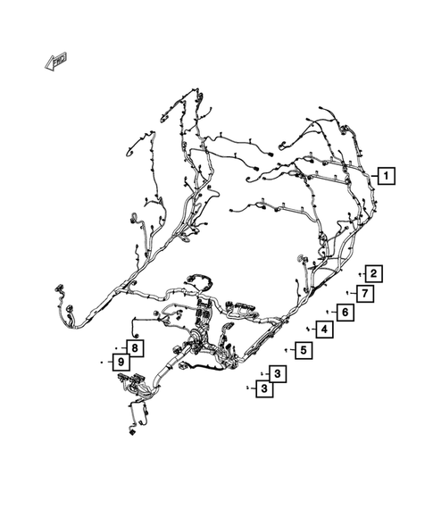Wiring-Body and Accessories for 2019 Ram 1500 Classic #5