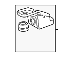 86537820 - Belts &amp; Cooling: Engine Cooling Fan Shroud Bracket for Acura Image