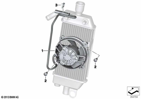 Electric Fan, Suction for 2017 BMW-Motorrad C evolution #0