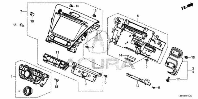 On Demand Module Display for 2014 Acura MDX #0