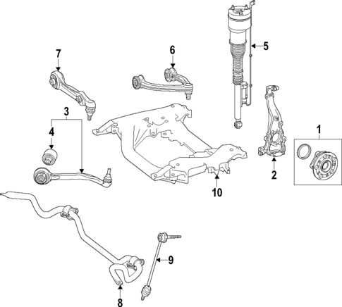 Upper Control Arm for 2019 Mercedes-Benz S 560 #0