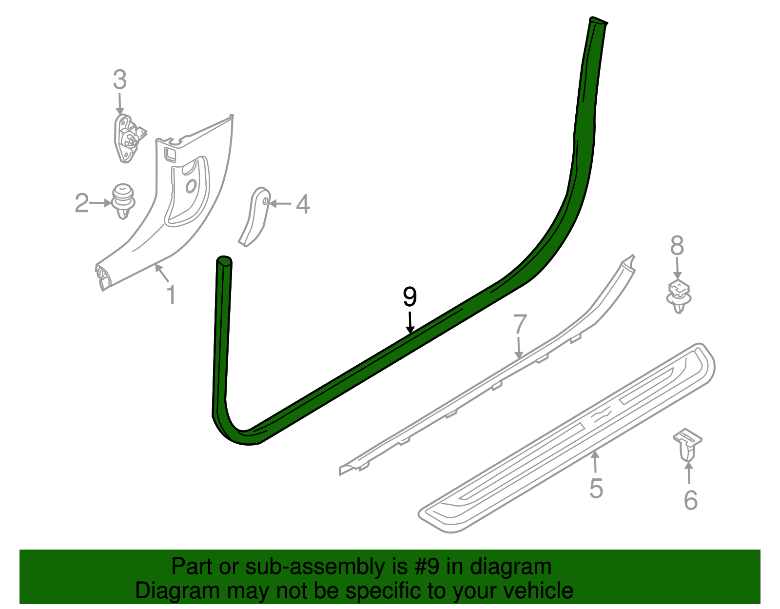 Opening Trim - BMW (51767301294)
