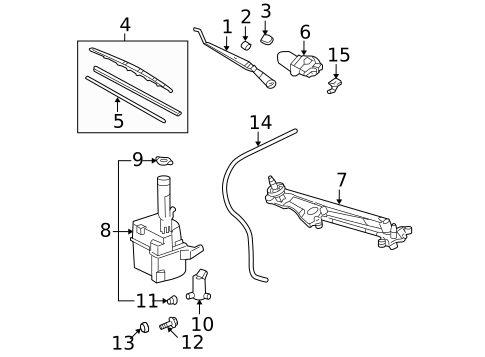 Wipers for 2006 Toyota Solara #0