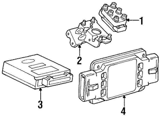 DY958 - : Module - Ignition for Ford: Taurus, Thunderbird Image