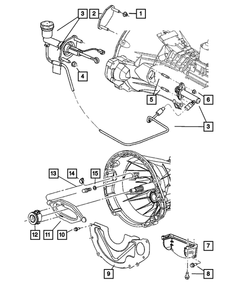 Clutch Controls for 2006 Dodge Ram 2500 #0