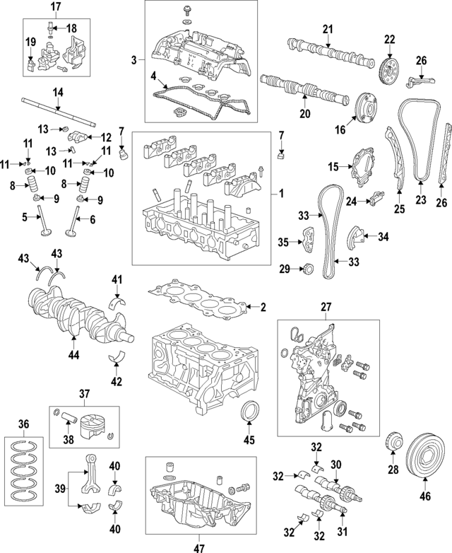 133265K0A01 - : Engine Crankshaft Main Bearing for Honda Image
