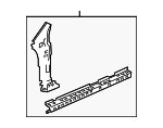 63220T0A305ZZ - : Pillar/Rkr Reinforced for Honda: CR-V Image