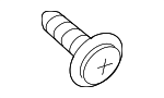 99907341801 - Body: Side Retainer Screw for Porsche: 718 Boxster, 718 Cayman, 718 Spyder, 911, Boxster, Cayman Image