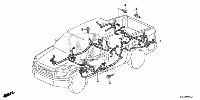Wire Harness (3) for 2014 Honda Ridgeline #0
