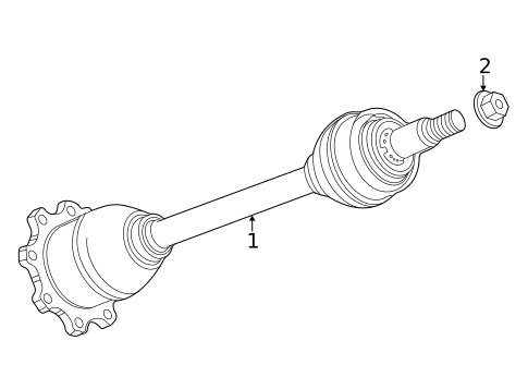Axle Shaft for 2024 Cadillac Escalade #0