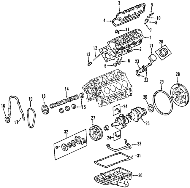 12558810 - Engine: Head Gasket for GM Image