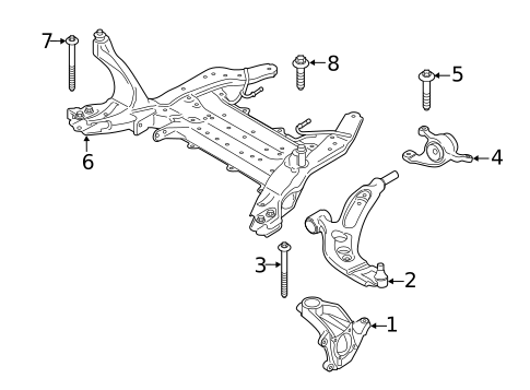 Suspension Components for 2020 Mini Cooper Countryman #1