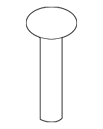 1221106163 - Body: Seat Cover Bolt for Kia Image