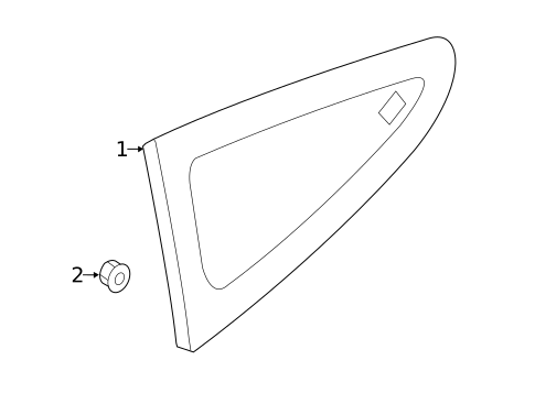 Glass & Hardware for 2021 Hyundai Veloster N #0