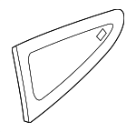 87810J3000 - : Quarter Glass for Hyundai Image