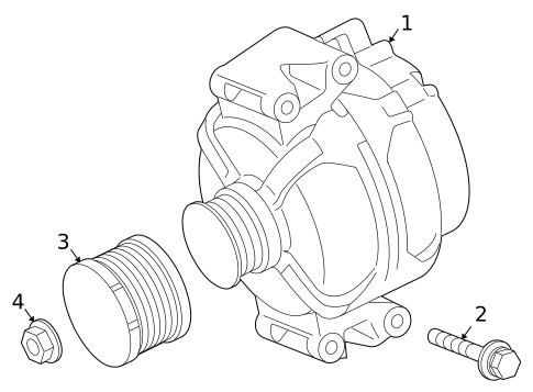 Alternator for 2019 Mercedes-Benz GLC 43 AMG&reg; #1