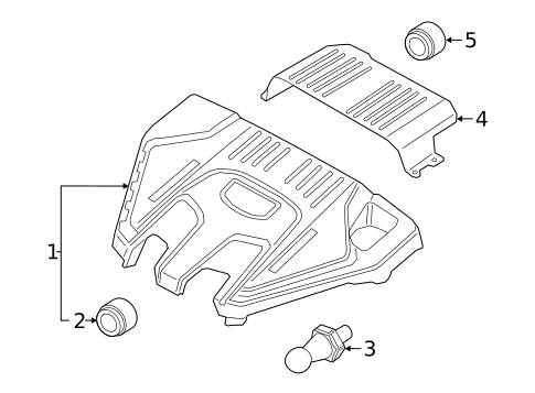 Engine Appearance Cover for 2018 Porsche Panamera #0