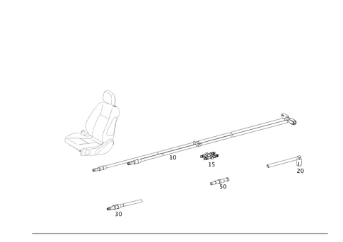 Orthopaedic Front Backrest for 2016 Mercedes-Benz E550 #0