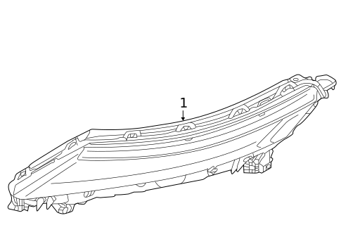 Combination Lamps for 2025 Mitsubishi Outlander #1