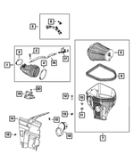 53011131AC - Fuel: Clean Air Duct for Mopar Image