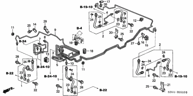 Brake Lines (ABS) (1) for 2002 Acura MDX #0