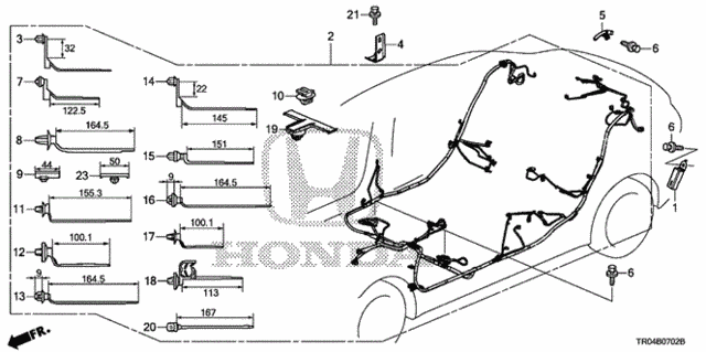 Wire Harness (3) for 2012 Honda Civic #0