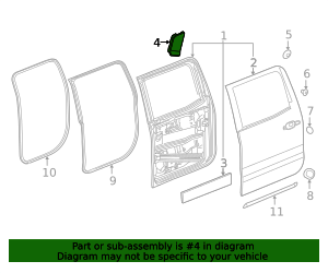 2020-2026 GM Rear Passenger Side Door Inner Panel Access Hole Plug ...