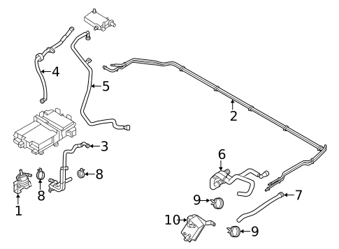Hoses & Pipes for 2023 Ford Mustang Mach-E #0