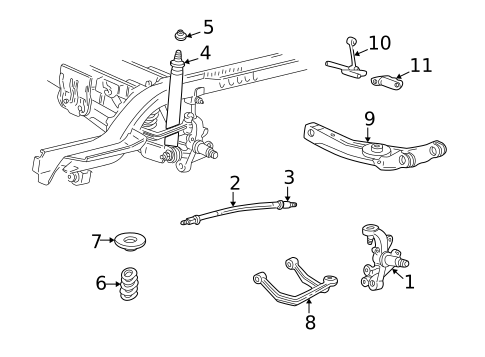 Rear Suspension for 2005 Ford Taurus #0