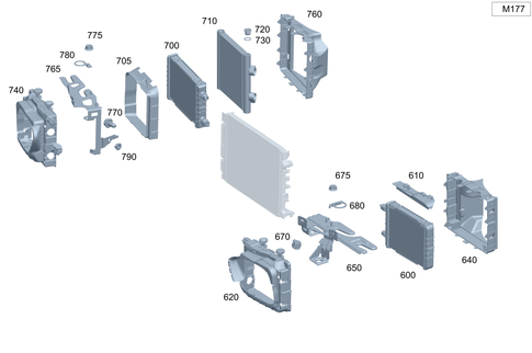 Cooler, Mount and Cover for 2023 Mercedes-Benz E63 AMG S #0