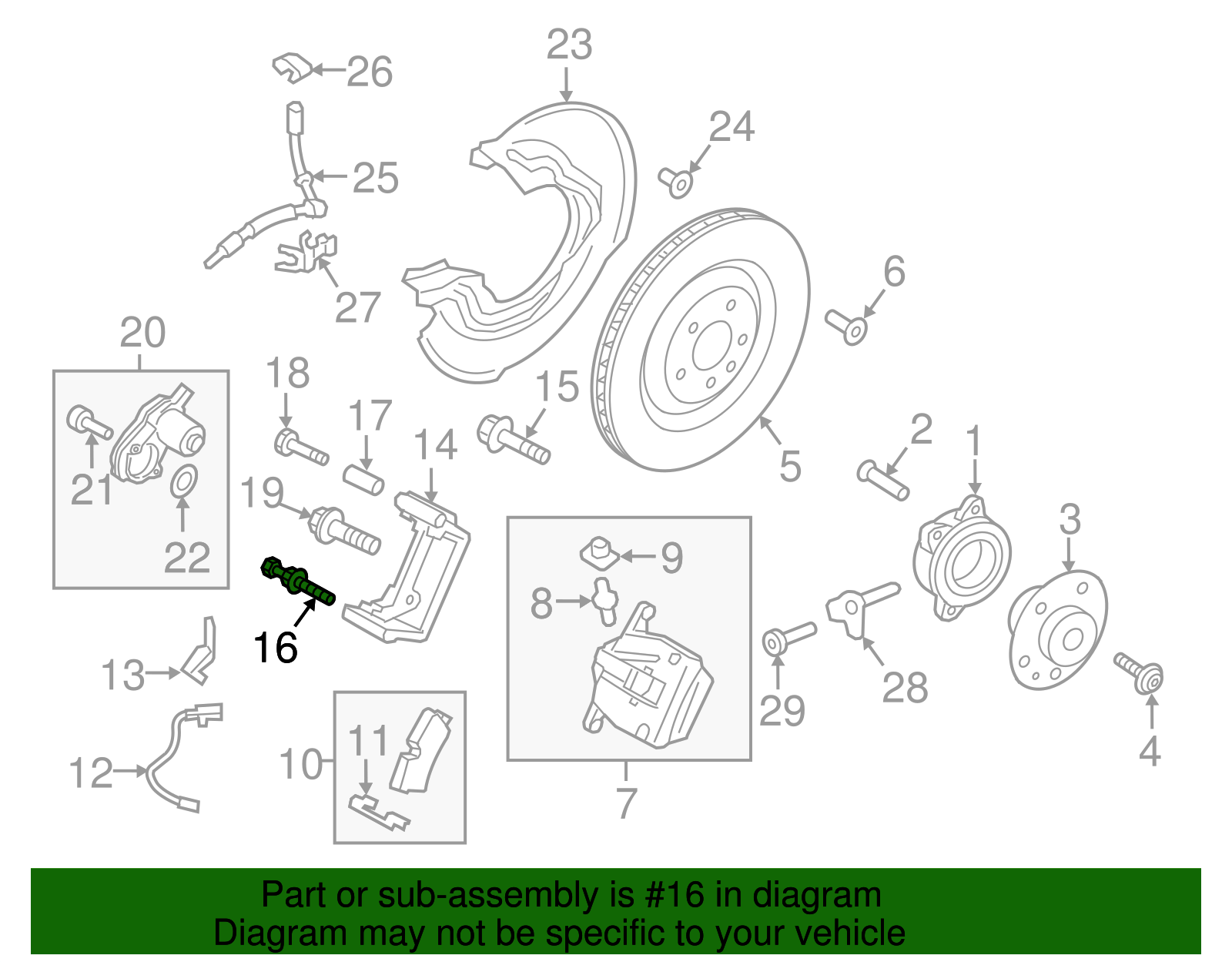 2015-2024 Porsche Macan Caliper Mount Lower Bolt PAF-001-921 | OEM ...