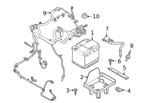 Battery & Related Components for 2023 Ford Mustang Mach-E #0