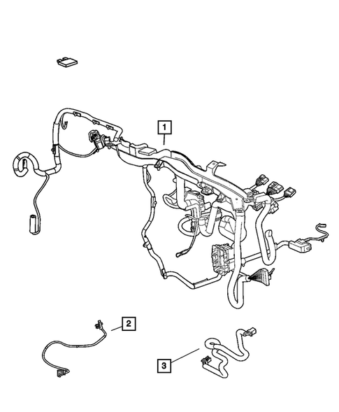 Wiring-Instrument Panel for 2008 Jeep Patriot #0