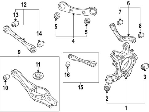 Rear Suspension for 2025 Genesis GV60 #1