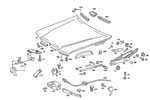 2018891125 - Attachment Parts: Cover for Mercedes-Benz: 190, 190D, 190E Image
