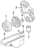 29601 - Engine: ACDelcoâ„¢ Timing Cover Seal for GM Image