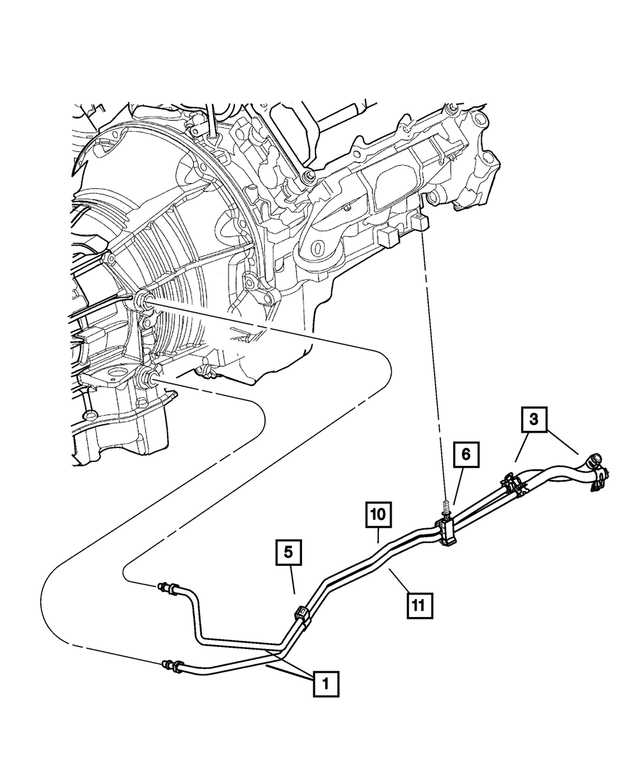 5103256AB - Cooling: Supply Tube And Hose for Mopar Image