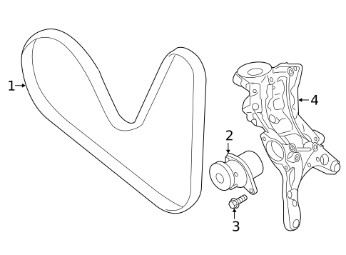 Belts & Pulleys for 2018 Audi TTS Quattro #1