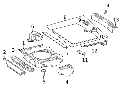 Interior Trim - Rear Body for 2022 Mercedes-Benz GLE 53 AMG&reg; SUV #4