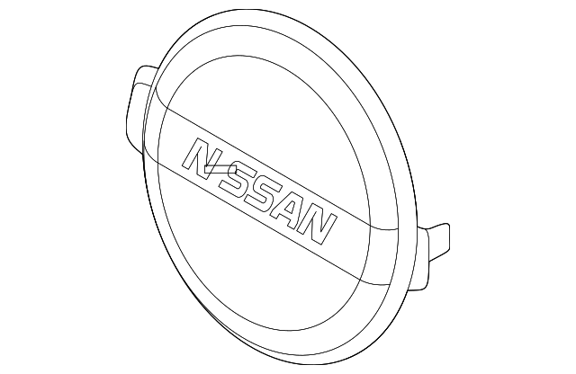62889-9HF0A - Grille Emblem 2023-2025 Nissan | Official Nissan