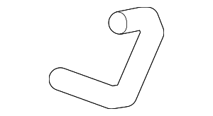 4G0145922C - Cooling System: Radiator Coolant Hose for Audi Image