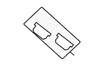 6505953AA - Body: Spoiler Nut for Mopar Image