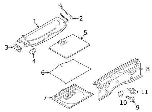 Interior Trim - Rear Body for 2021 Fiat 500X #0