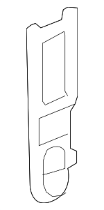 15920655 - Body: Body B-Pillar Trim Panel Cap for Chevrolet: Silverado 1500, Silverado 2500 HD, Silverado 3500 HD | GMC: Sierra 1500, Sierra 2500 HD, Sierra 3500 HD Image